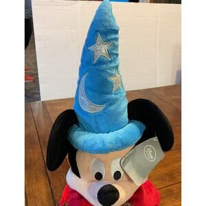 Disney Store Fantasia Collection Mickey Mouse Sorcerer Soft Plush ~18-24"